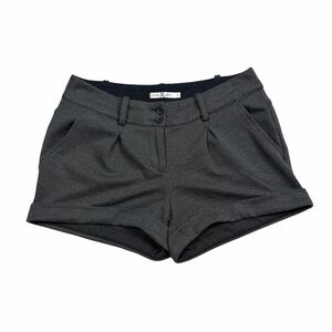10/$25🦋 Have & Have Dark Gray Mid Rise Pleated Cuffed Dress Shorts - Size Small